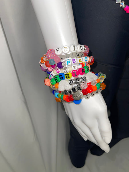 PRIDE Bracelet Beads